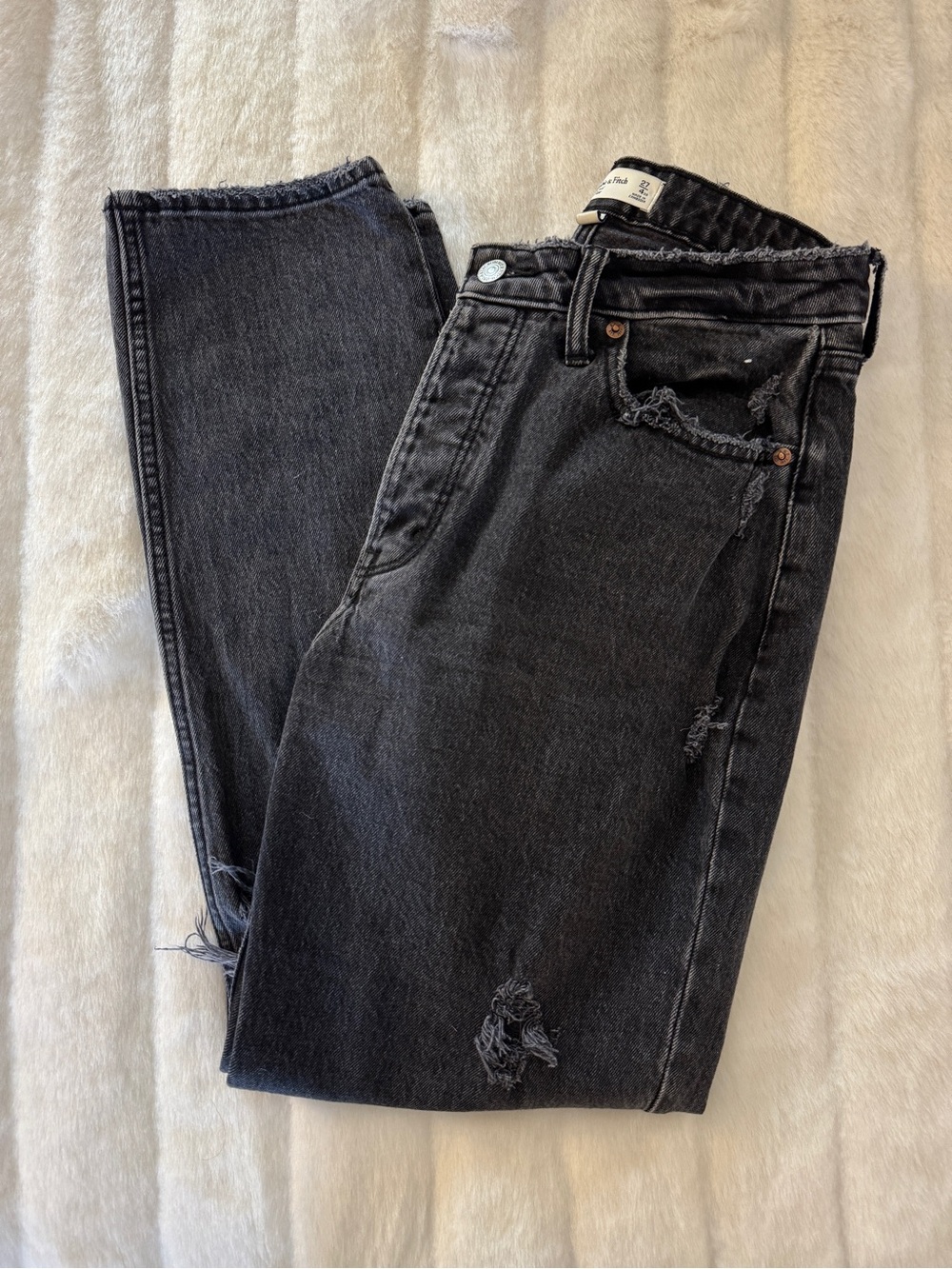 Abercrombie & Fitch Dad High Rise Jeans Curve Love